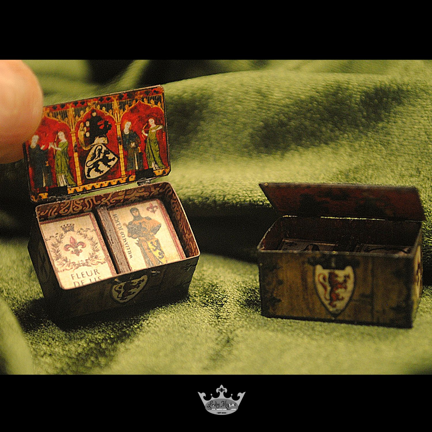 Medieval Playing Cards & Box - Bundle - Lady Miniac